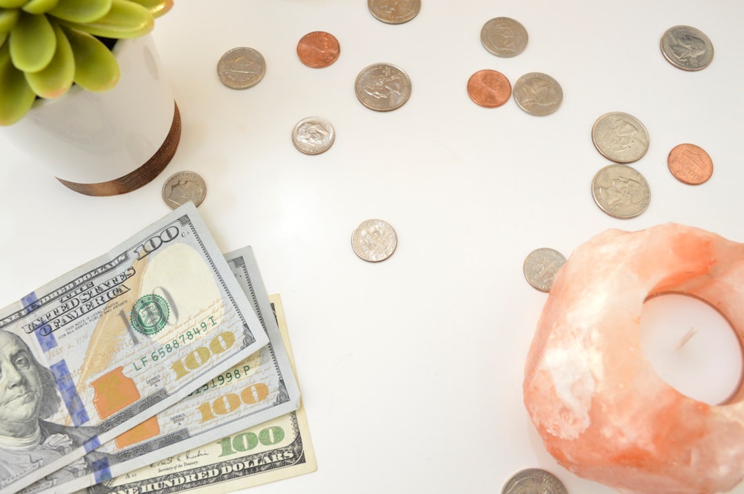 Money styled stock photo and money flat lay photo for personal finance bloggers, business coaches, and entrepreneurs.